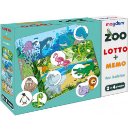 Гра настільна розвиваюча "Лото+мемо Зоопарк" ME5032-21 EN
