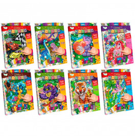 Набір для творчості Danko Toys Блискуча мозаїка Glitter Mosaic БМ-03-01,02,03,04,05...10