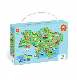 Пазл DoDo «Карта України» 100 елементів 300267