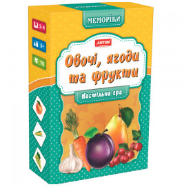 Игра "Овощи и фрукты" (Мемо) Премиум (Мемо) Ост.0659 NEW