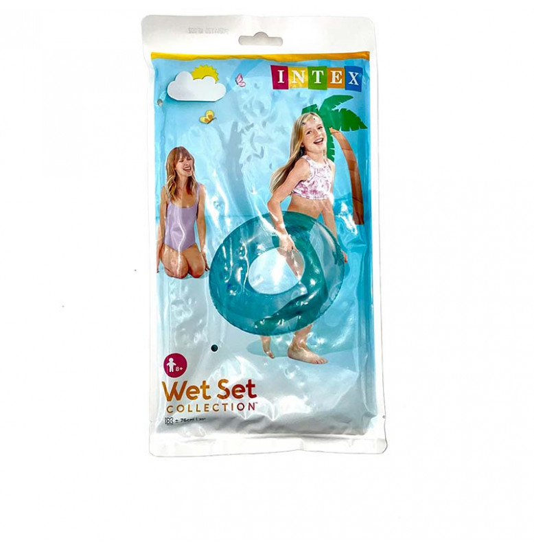 Надувне Коло Intex Неон 76 см 59260_Blue