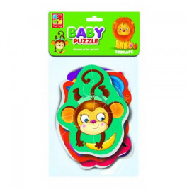 Беби-пазлы Vladi toys "Детчата. Зоопарк" VT1106-88