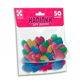 Набор для творчества Vladi Toys "Сердца" мягкие наклейки VT4206-53