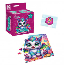 Пазли Vladi Toys "Кольоровий дракончик"із сквіш-сюрпризом VT8030-05
