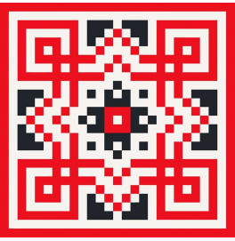 Набор для росписи "Украинский орнамент" 30*30 см@ 13040-AC