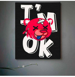 Картина за номерами "I'M OK" 30*40 см 11538-AC