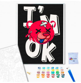 Картина за номерами "I'M OK" 30*40 см 11538-AC