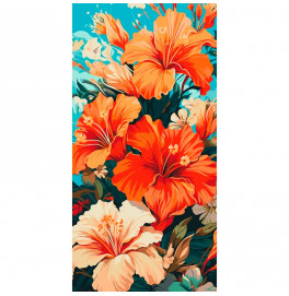 Картина по номерам ArtCraft "Гибискус" 40*80 см 13073-AC