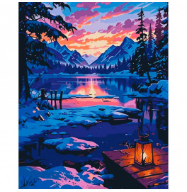 Картина за номерами "Зимовий пейзаж" 40*50 см 11056-AC