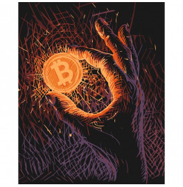 Картина по номерам ArtCraft "Биткоин" 40*50 см 16513-AC