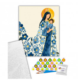 Картина по номерам Artcraft "Богородица" 40*50 см 16527-AC