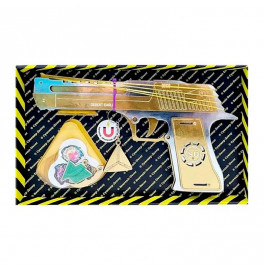 Резинкострел Сувенир Декор Box Desert Eagle Gold из дерева DE-G-B