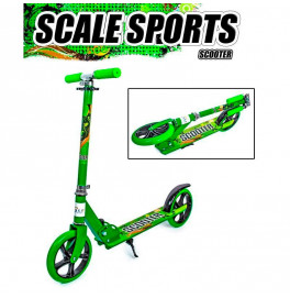 Двухколесный самокат Scale Sports Алюминий Салатовый 460_White-Green