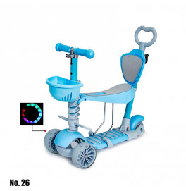 Самокат 5 в 1 Smart №3 Голубой SM_Blue