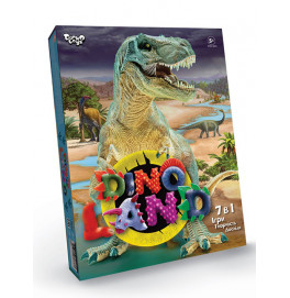 Набір для творчості Danko toys "Dino Land 7 в 1" з аксесуарами DL-01-01U