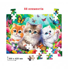 Пазл Енергія Плюс Котики 88 элементов Ен.8304