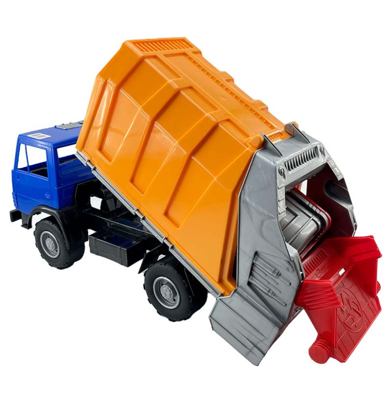 Машинка сміттєвоз Оріон Х2 пластикова 273_Blue-Orange
