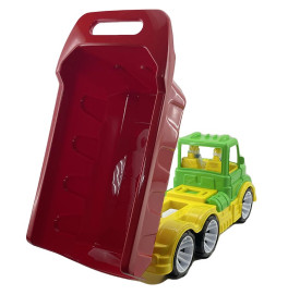 Самосвал Mati пустой цветной арт 009/10 009/10_Green-Red