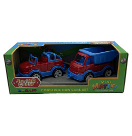 Mini Matiki коробка 2 внедорожник грузовик грузовик Бамсик 002/13_Red-Blue