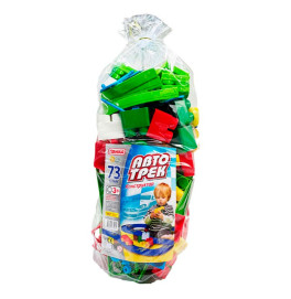 Конструктор Автотрек 73 детали Юника Юника 70262