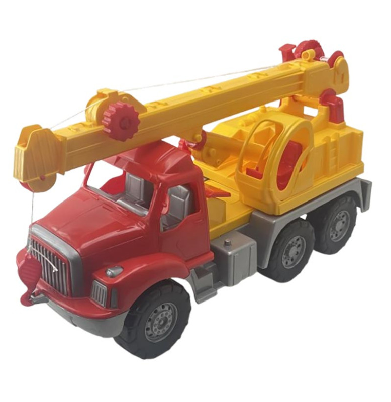 Машинка-кран "Магірус" 0503_Red-Yellow