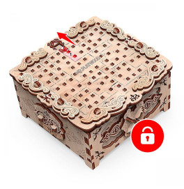 Конструктор Mr.Playwood Скринька Квіткова Фантазія механічний дерев'яний 10607