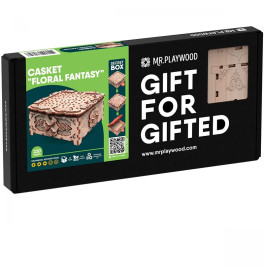 Конструктор Mr.Playwood Скринька Квіткова Фантазія механічний дерев'яний 10607