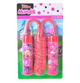 Скакалка арт. LS1018 (144шт/2) Минни Маус, длина 2,2 м, планш. LS1018_Red