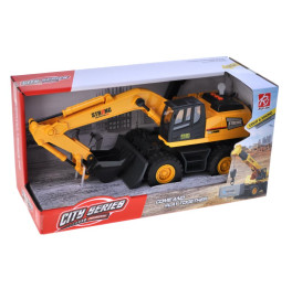 Машинка Экскаватор инерционный со звуком и светом RJ9810A