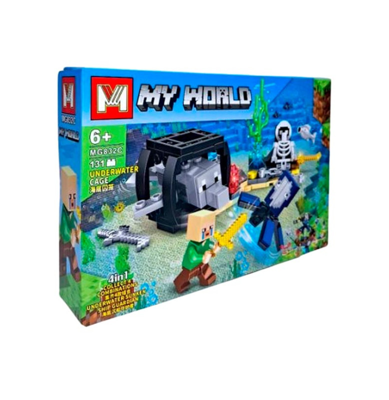Конструктор My World блоковий пластиковий MG832_seriesC