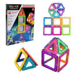 Конструктор магнитный 12 деталей PL-925-04