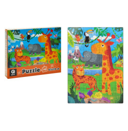 Пазлы qbee "Зоодрузья" 70 элементов QB400-006
