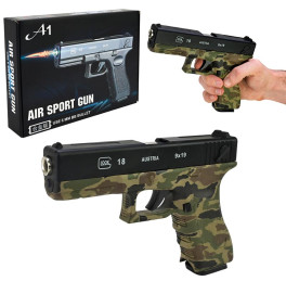 Игрушка Пистолет металлический на шариках A1-2