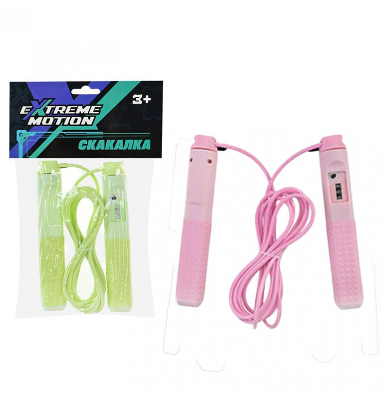Скакалка со счетчиком 2,7м JR2211_Pink