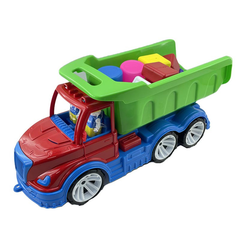 "Самоскид Mati" будівельник Набір дитячий, Бамсик 009/15_Red-Green