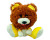 М'яка іграшка Коротишка ведмідь 30 см 0032_Brown-Yellow