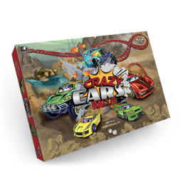 Настольная игра Danko Toys "Crazy Cars Rally" развлекательная