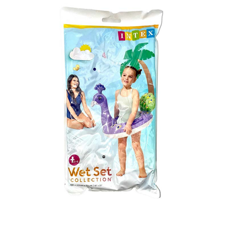 Надувний круг Intex дитячий 106 см 59221_Violet