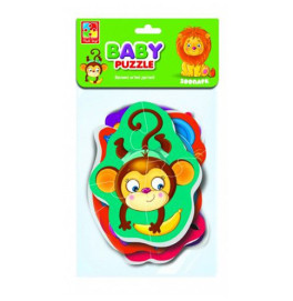 Бейби пазлы Vladi Toys "Малыши. Зоопарк"
