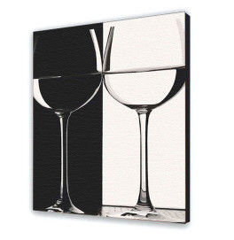 Картина по номерам ArtCraft "Черное и белое" 40*50 см 12144-AC