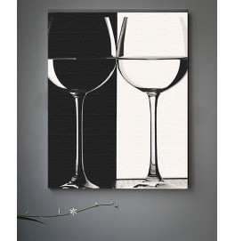 Картина по номерам ArtCraft "Черное и белое" 40*50 см 12144-AC