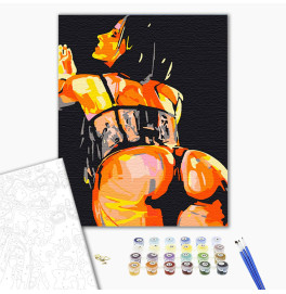 Картина по номерам с лаком ArtCraft "Вымышленная иллюзия" 40*50 см 10302-AC