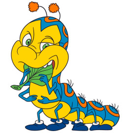 Детская картина-раскраска "Гусеничка" ArtCraft 25*30 см Авторская 15050-AC