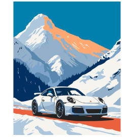 Картина за номерами "Porsche 911" ArtCraft 40*50 см 12505-AC Картина за номерами "Porsche 911" ArtCraft 40*50 см 12505-AC