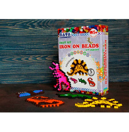 Набір для детячої творчості Умняшка "Магніти з термомозаїки "Динозаври" ТМ-001