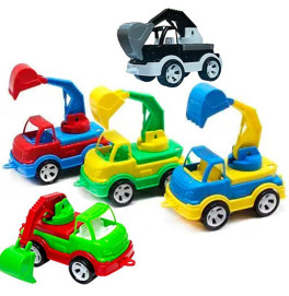 Машинка эксковатор "Mini Matik" Бамсик 13,5 см 002/4