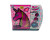 Голова для зачісок світло звук сюрпризи LK1076_Pink