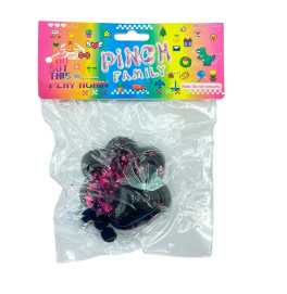 Лапки антистрес чорно-фіолетова st-58