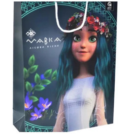 Пакет бумажный qbee L "Мавка" 31x42x12 см QB004-205