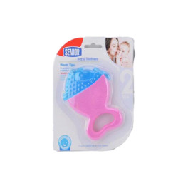 Погремушка-прорезыватель с жидким наполнителем силиконовая B05_Pink